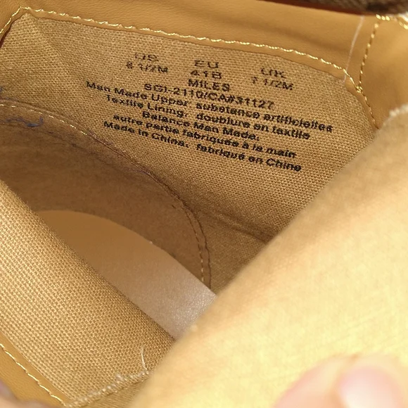 DKNY Miles Yellow Combat Moto Ankle Boots Faux Suede Lace-Up Size 8.5 - Picture 11 of 12